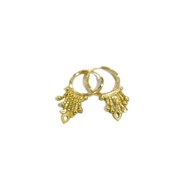 Gold Crate Earrings