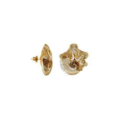 Diamond Twirl Earrings