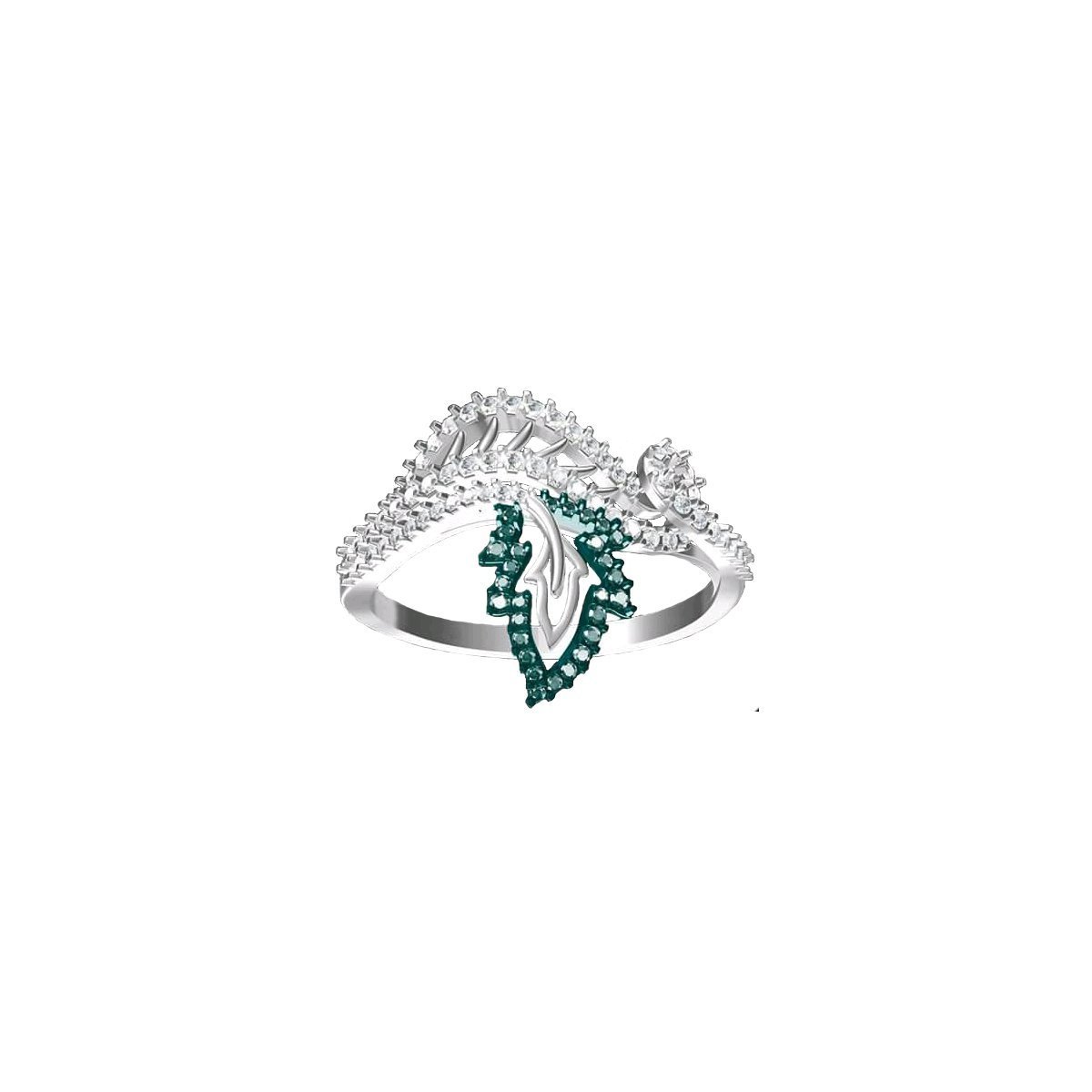 Green Star Diamond Ring
