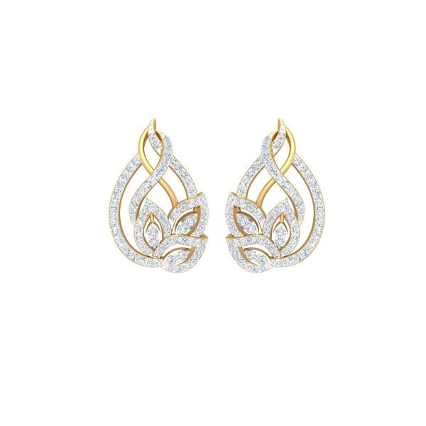 Tulip Diamond Earrings