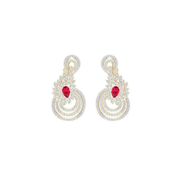 Scarlet Diamond Earrings