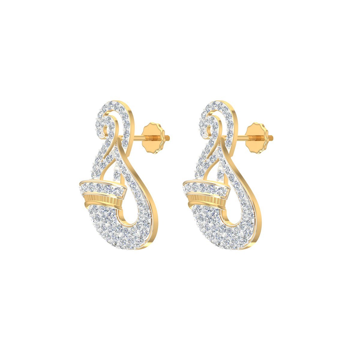 Triton Diamond Earrings