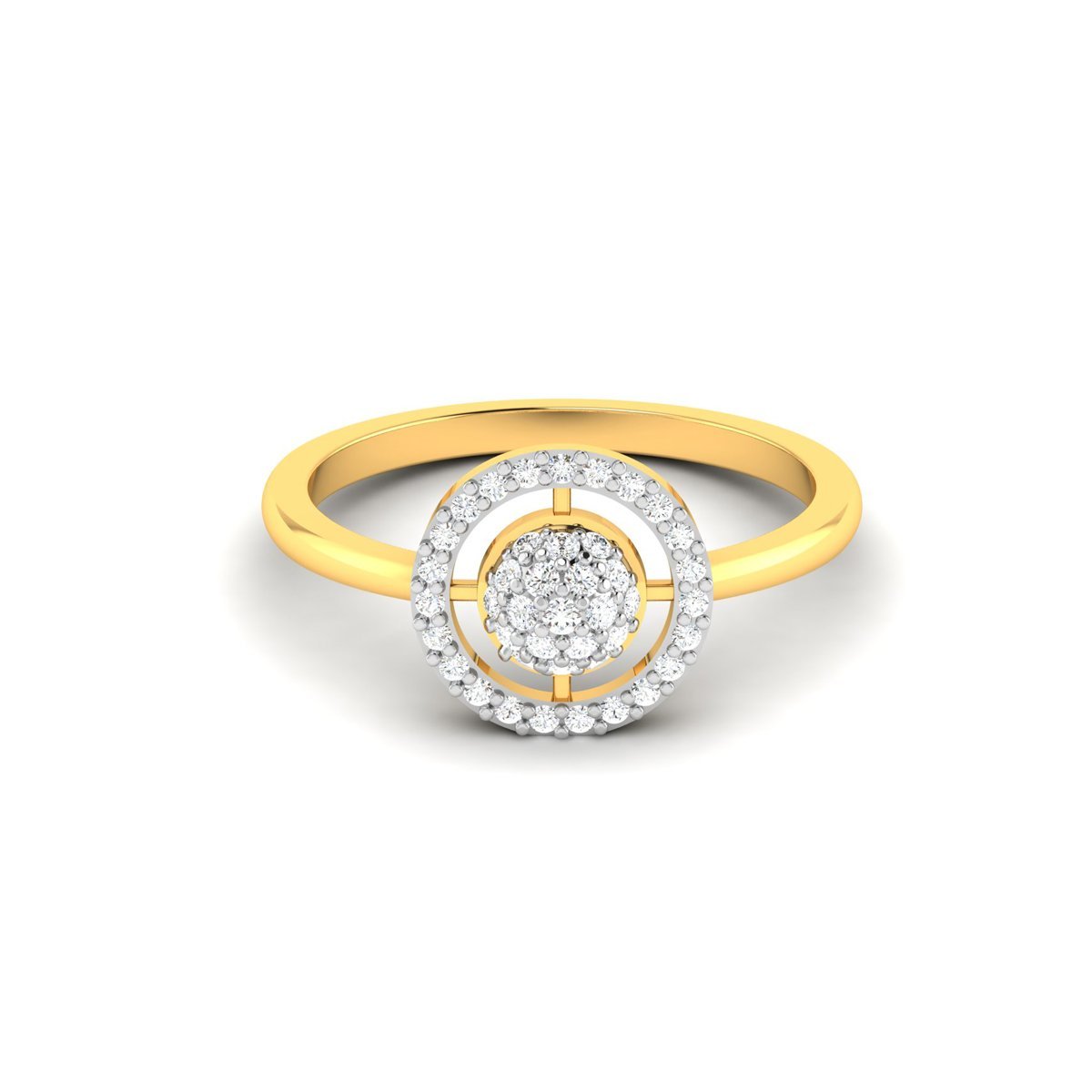 Gold Crop Diamond Ring