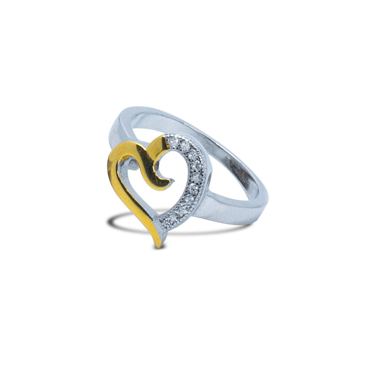 Heart Style Gold Ring