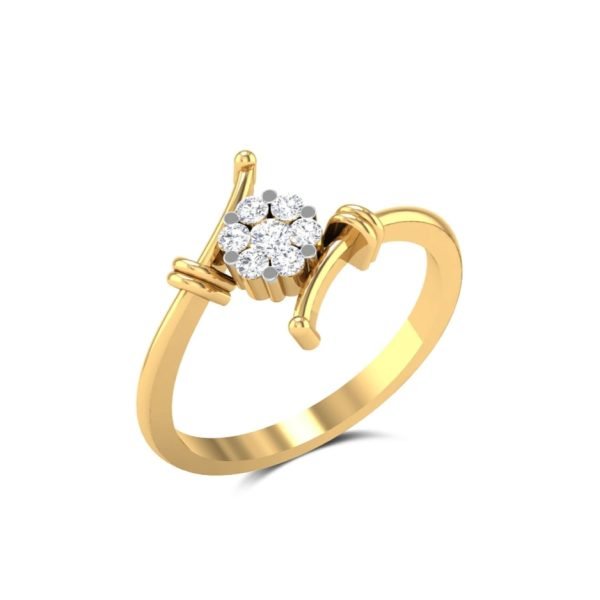 Gold Bond Diamond Ring