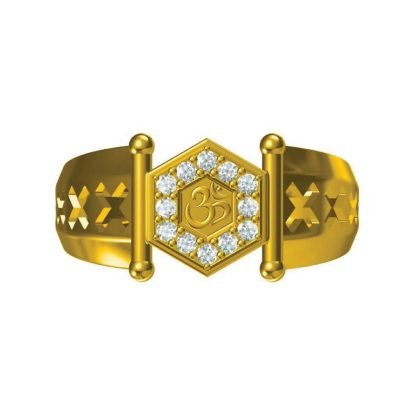Hari Om Gold Ring