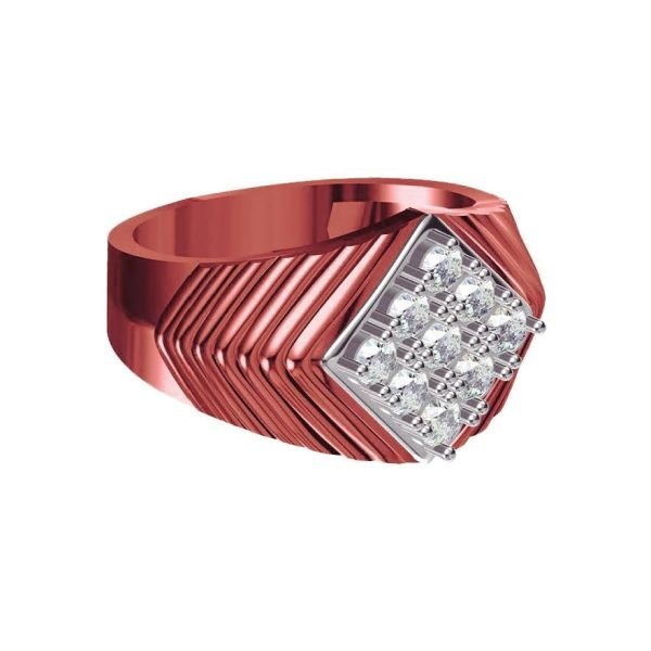 Red Rose Diamond Ring
